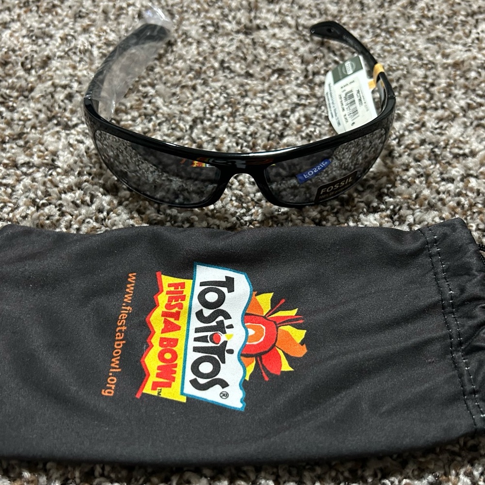NWT — Fiesta Bowl Fossil Acer Sunglasses — Black